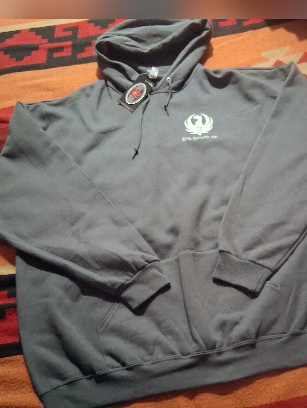 NWT Ruger Hoodie, Hoodrd Sweatshirt, Gray, Sz M, L, 2X, 3X